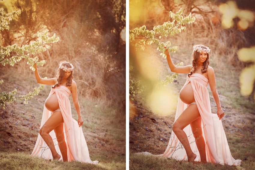 fotos de embarazada en exteriores madrid