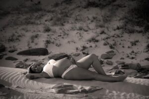 Fotos de embarazadas en la playa de Valencia
