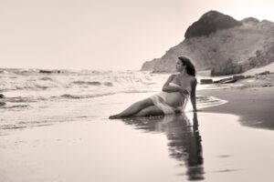 Sesión de fotos de embarazadas en el campo Málaga